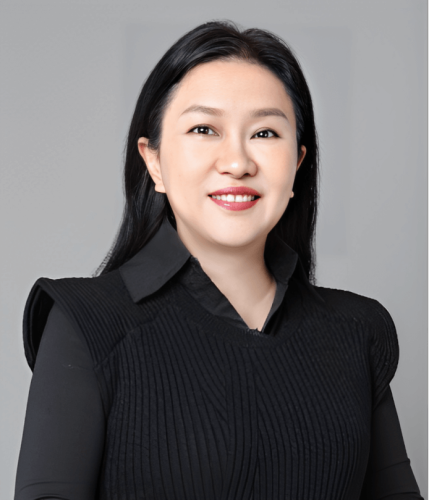 Keynote speaker Professor Lan Hong advises on how to deepen co-operation on green finance during the 2023MIECF